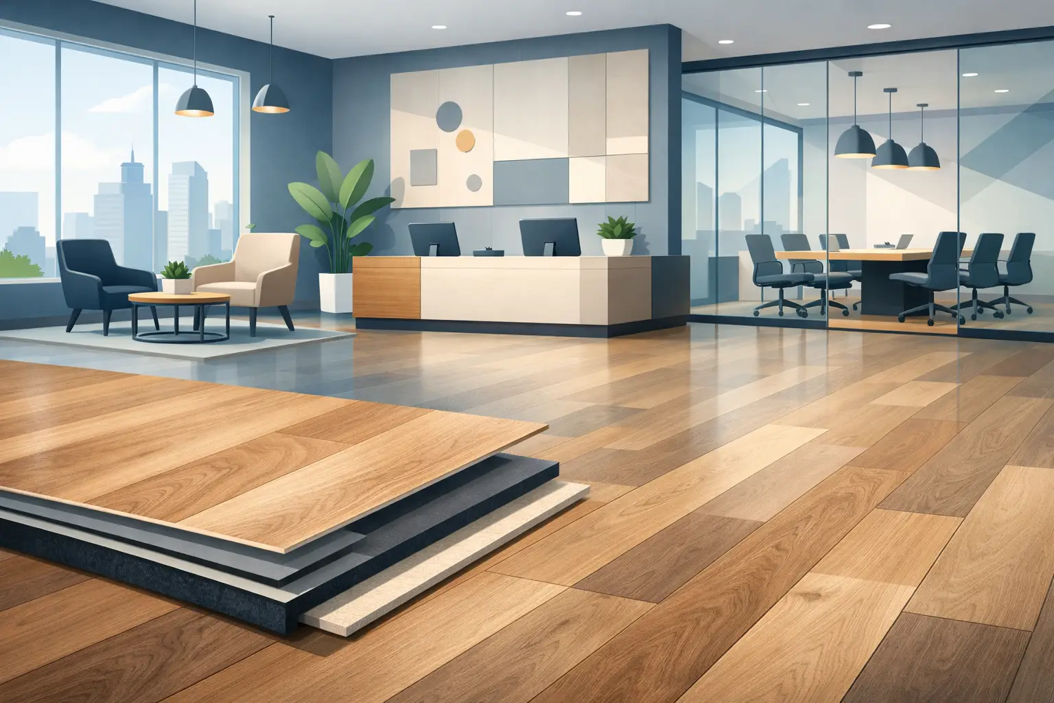 SPC Flooring for Commercial Spaces