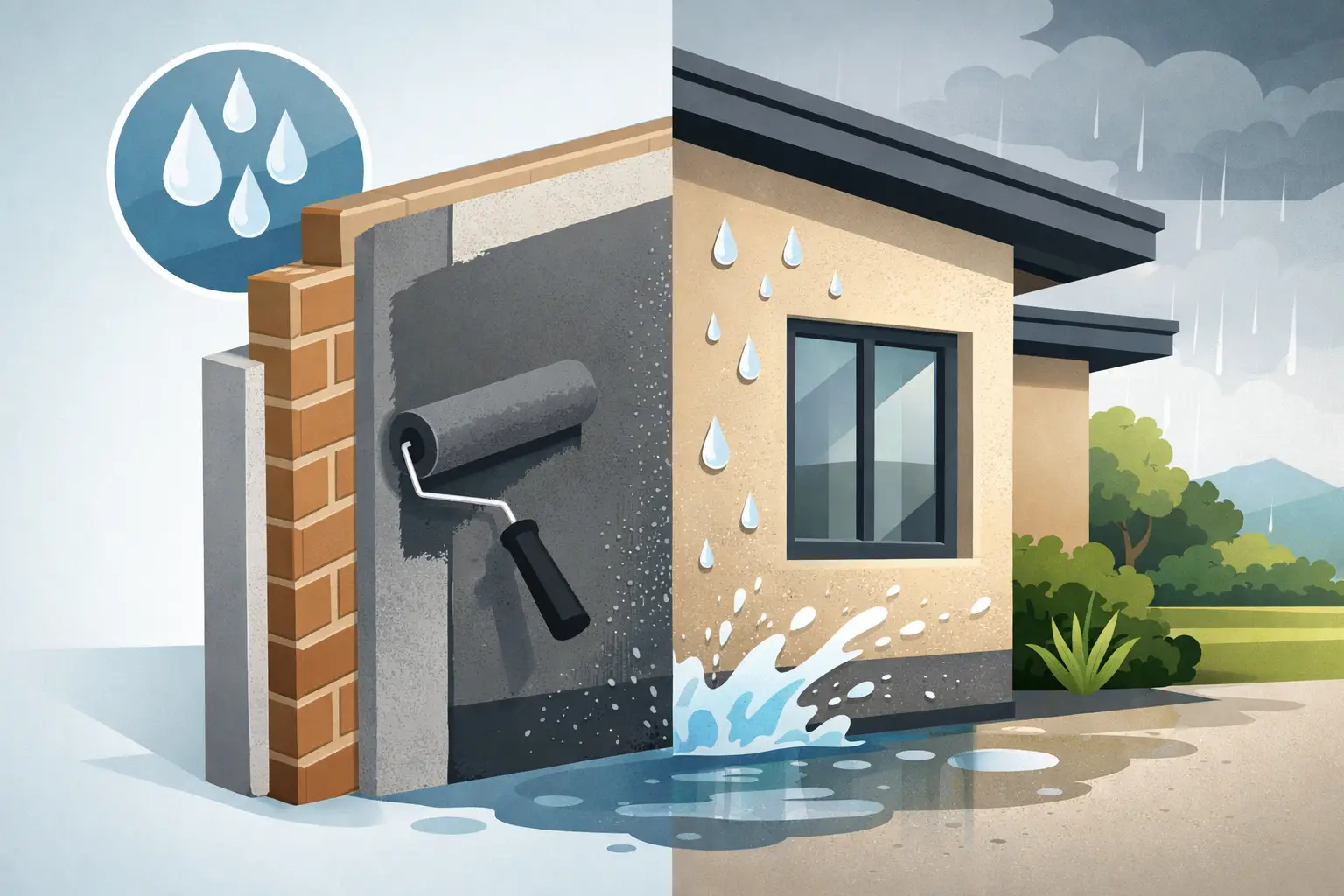 How to Waterproof Exterior Walls Correctly