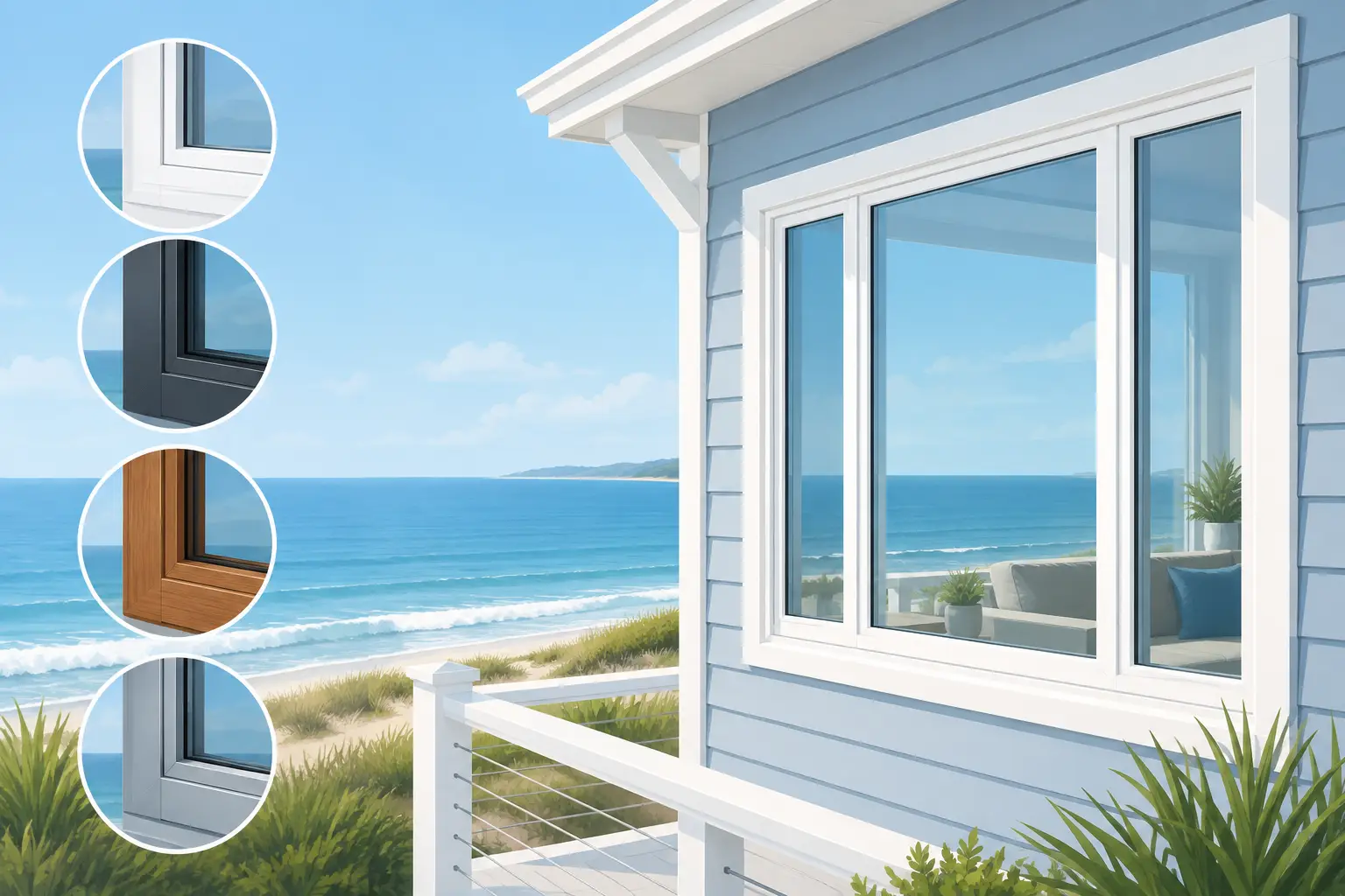 Best Window Frames for Coastal Homes That Last